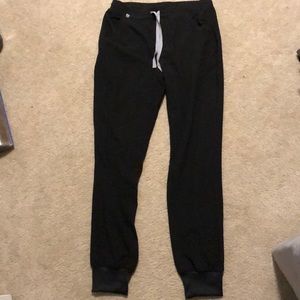 Figs scrub bottoms joggers black brand new small